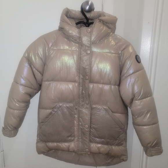 NOIZE Iridescent Insulated Winter Jacket sz 10 - Picture 1 of 4